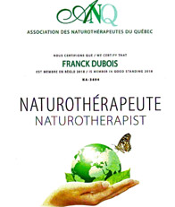 Franck Dubois dirigeant de 1001pieds ™ Val-morin et l'association des Naturothérapeutes du Québec
